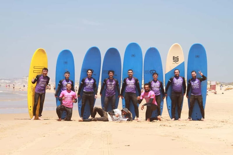 Lisbon: The Surf Instructor - surf lessons with transfer - From Lisbon to Praia do Castelo by van