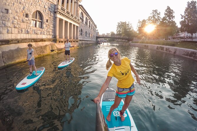 Ljubljana Stand-Up Paddle Boarding Lesson and Tour - A calm pace with games and photo memories