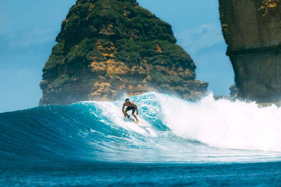 Lombok Epic: Exclusive Surfing, Beaches, and Sunset Hills - Taking a slower turn at Mawun Beach