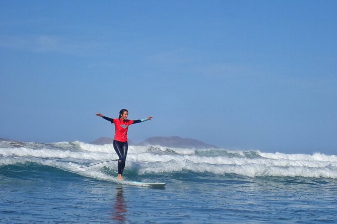 Longboard Private Surf Lessons in Caleta de Famara Spain - Meeting Niccolo in Caleta de Famara