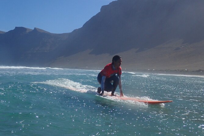 Longboard Private Surf Lessons in Caleta de Famara Spain - A beach snack and a practical two-hour pace