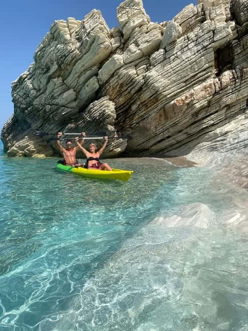 Lukova - Kroreza secret beaches and caves: Kayak & SUP Tour - A sea route to Krorëza Beach