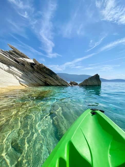 Lukova - Kroreza secret beaches and caves: Kayak & SUP Tour - Transport from Sarandë and group size