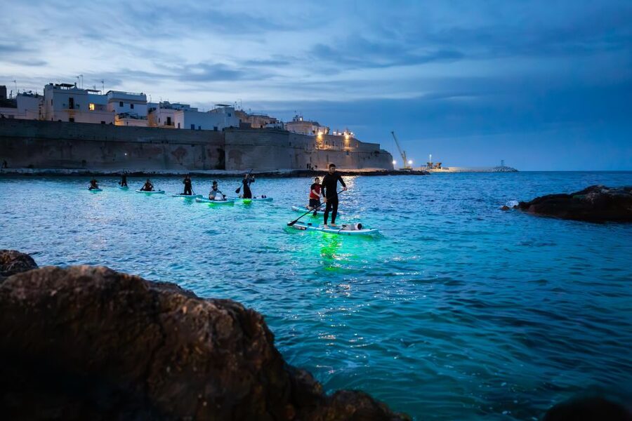 LUZ Sunset in SUP with Aperitif and light show - At a glance