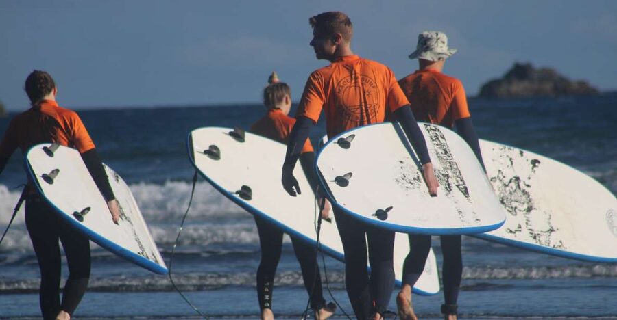 Madeira: surf lesson at Porto da Cruz - Instruction from Antonio, Giges, and the local team