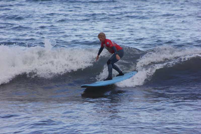 Madeira: Surf Lessons - The opening safety briefing and warm-up