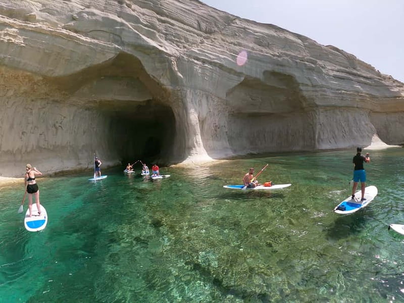Malta: Stand-Up Paddleboarding Tour - Getting ready at the changing launch point