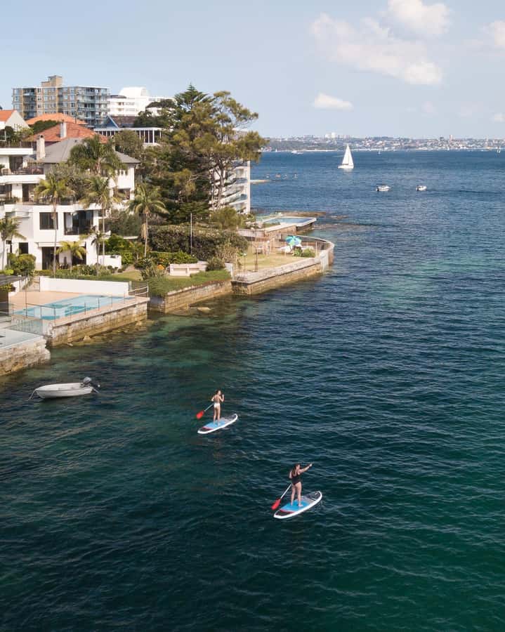 Manly Stand Up Paddle Board Hire - Choosing between a short paddle and a longer route