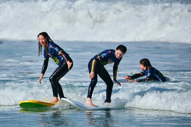 Margaret River Group Surfing Lesson - Working with the board and leg rope