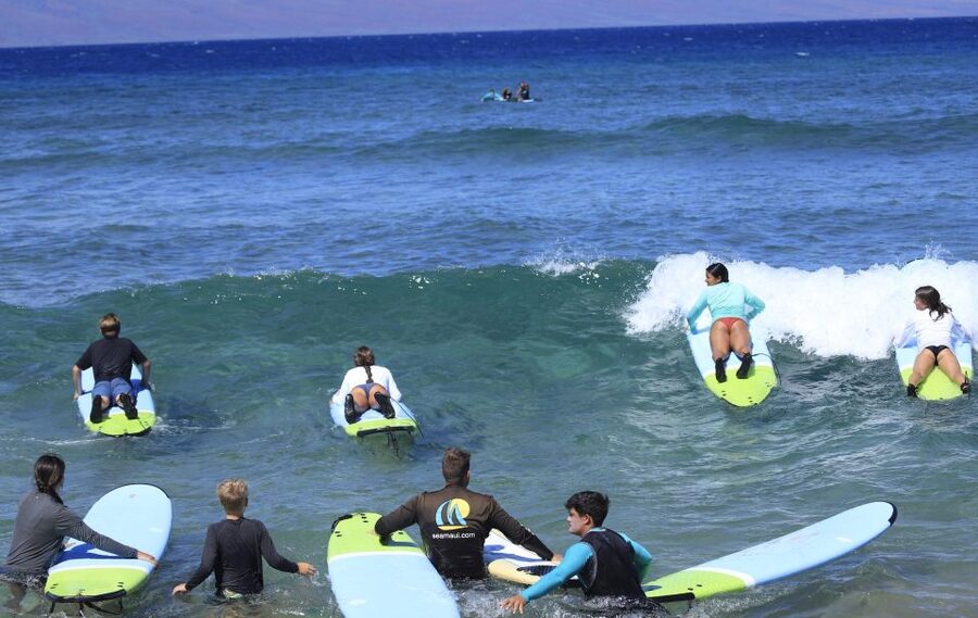 Maui: Group Surf Lesson - Kaanapali Beach adds the sense of place