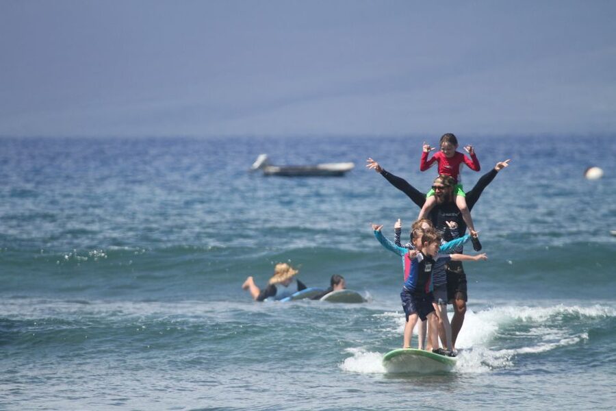 Maui Lahaina Group Surf Lesson - What the five-person format means
