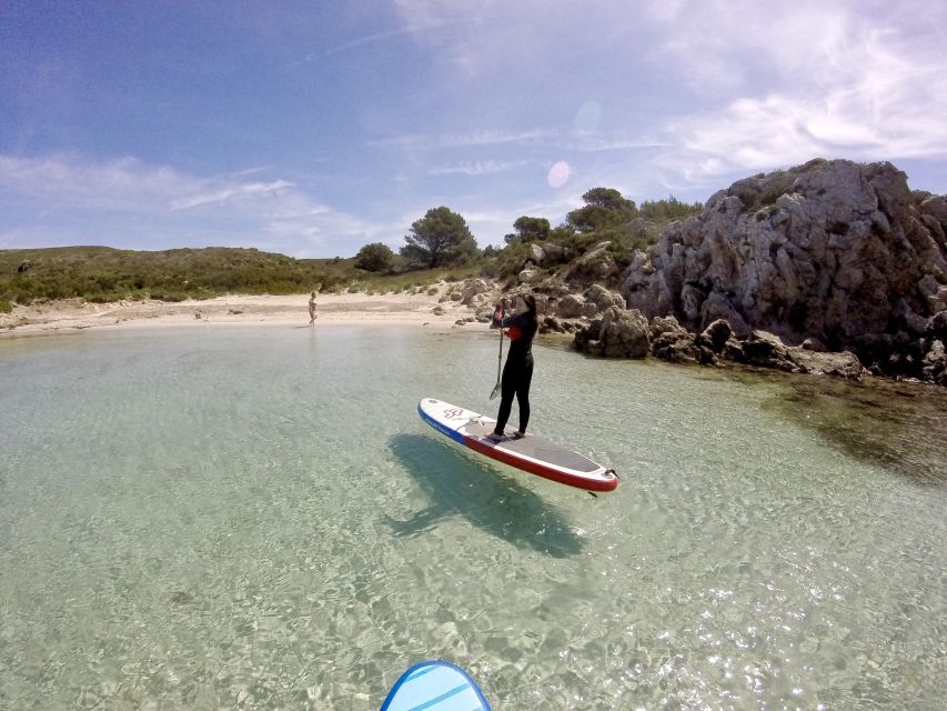 Menorca: Paddle Boarding Rental - Starting at the wooden cabins near Fornells