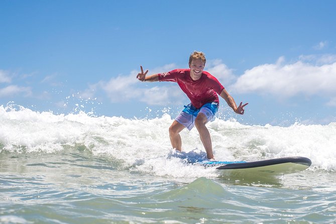 Merrick's Noosa Learn to Surf: 2 Hour group surfing lesson - Key points at a glance