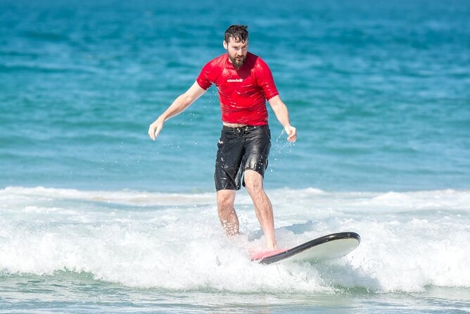 Merrick's Noosa Learn to Surf: 2 Hour group surfing lesson - The real conditions at Noosa’s surf beach
