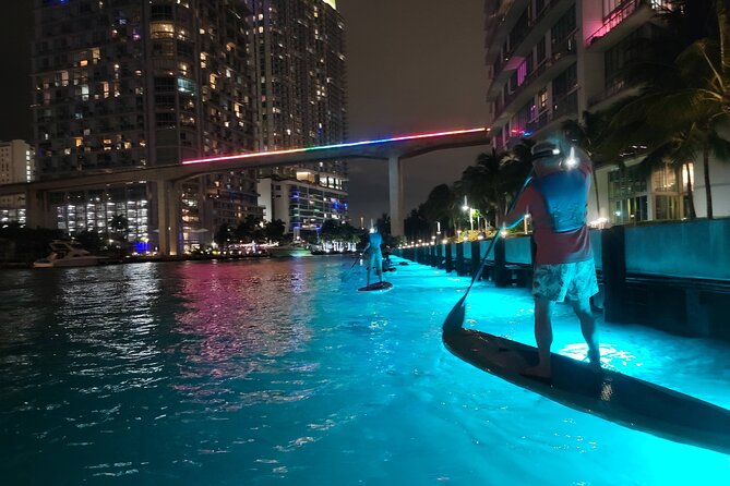 Miami City Lights Night SUP or Kayak - Downtown Miami begins at 8:30 p.m.