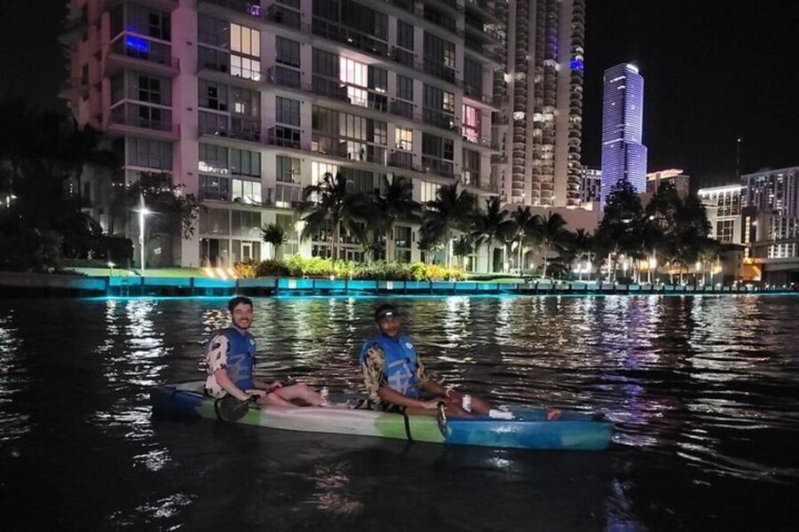 Miami: City Lights SUP or Kayak Night Tour - The first strokes: safety, lights, and city views