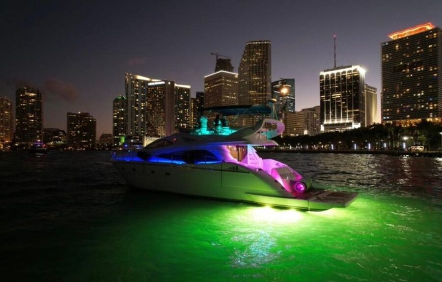 Miami Yacht Rental with Jetski, paddleboards, Inflatables - A Four-Hour Yacht Day Built Around Your Group