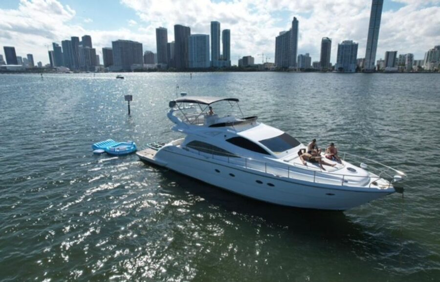 Miami Yacht Rental with Jetski, paddleboards, Inflatables - Water Time with Paddleboards and Inflatables