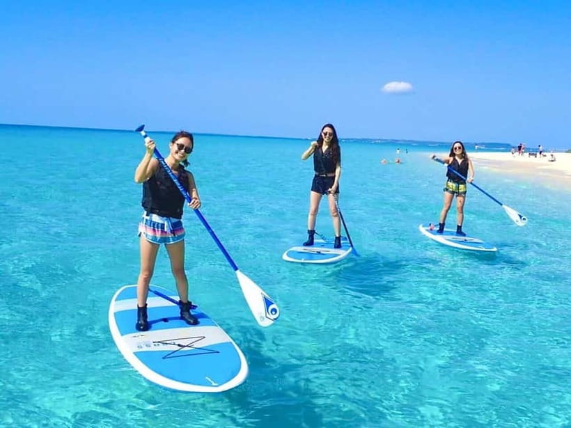 Miyako island: 3 sets! Snorkeling/Limestone Caving/Beach SUP - One day, three sides of Miyako Island