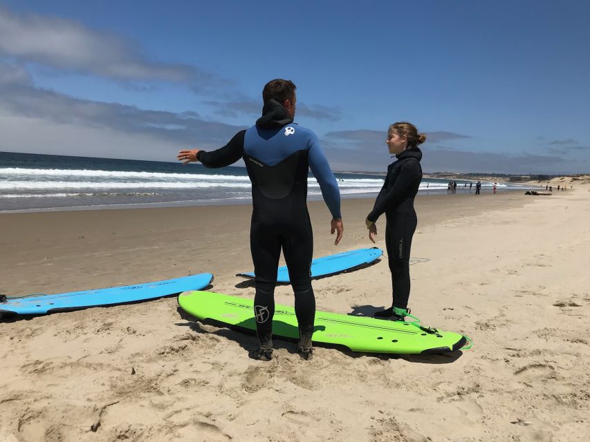 Monterey: Private Surfing Lessons - Starting with the right board and the right protection
