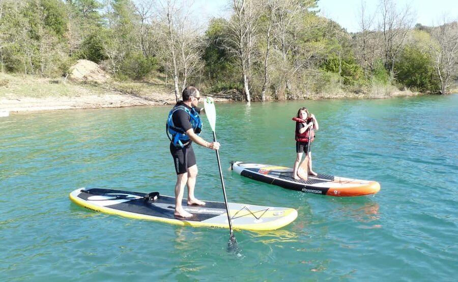 Montpezat: PADDLE (SUP) rental in the Verdon Gorges - What the outing feels like on the water