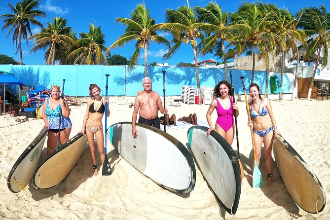 Morning Session - All Levels Paddleboard Group Caribbean Sea - Photos, instruction, and the value of a guided group