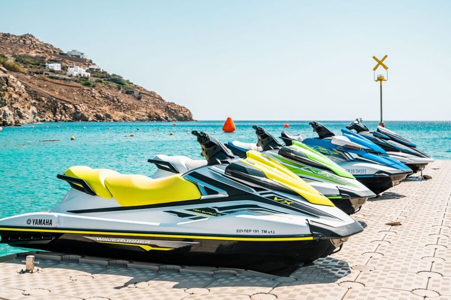 Mykonos: Super Paradise Beach Jet Ski, Canoe, & SUP Rental - Timing, cancellation, and what to bring