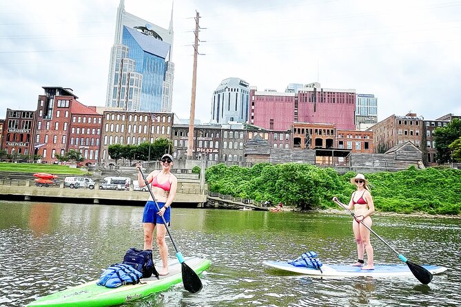 Nashville Guided Paddleboard Tour along Cumberland River - Following the Cumberland River toward downtown sights