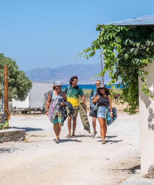 Naxos: Kitesurfing Lessons by Amouditis Kite Center - Why the boat-based lesson matters at Plaka Beach