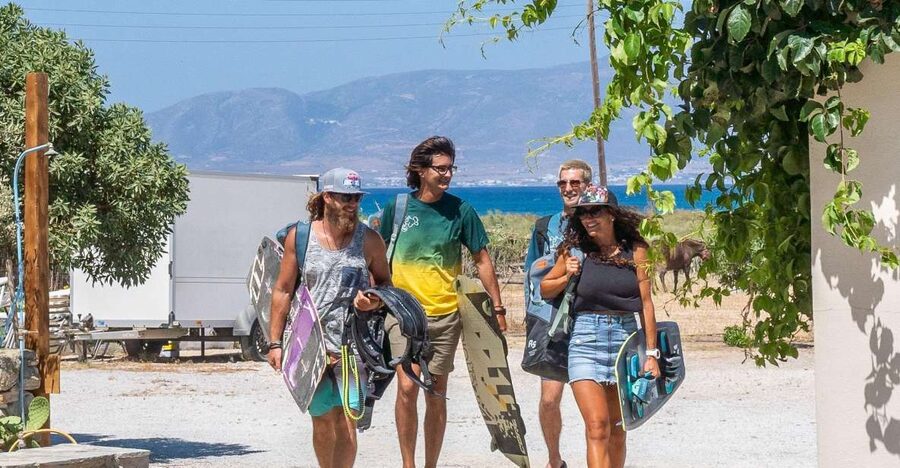 Naxos: Kitesurfing Lessons by Amouditis Kite Center - Moving from shore practice to deep water