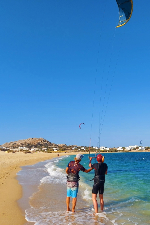 Naxos: Kitesurfing Lessons by Amouditis Kite Center - Your first lesson on the beach