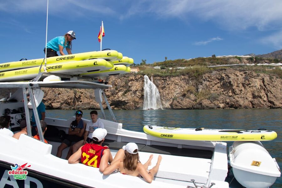 Nerja: Maro Waterfall Boat Trip with Paddleboarding & Drink - Maro Waterfall Is the Main Event
