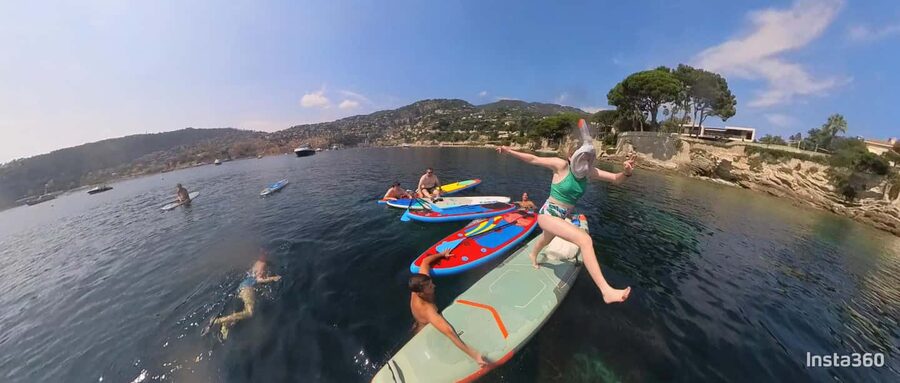 Nice: Villefranche-sur-Mer E-Bike and Paddleboard Tour - Meeting Tibo at 7 Av. Villermont