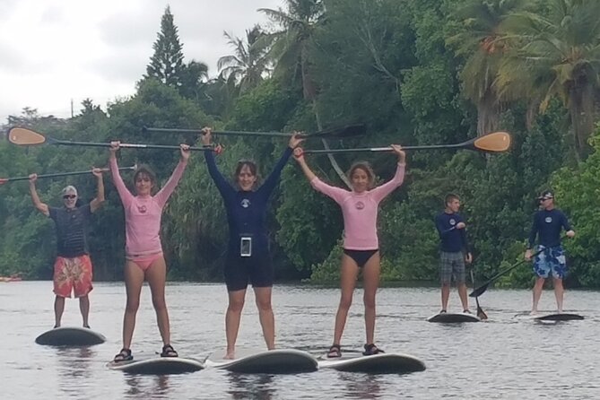 North Shore Stand-Up Paddleboard Lesson - Paddling upstream for about 60 minutes