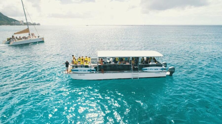 Oahu Snorkeling with Turtles, Water Scooter, Paddleboard - What the Electric Water Scooter Adds