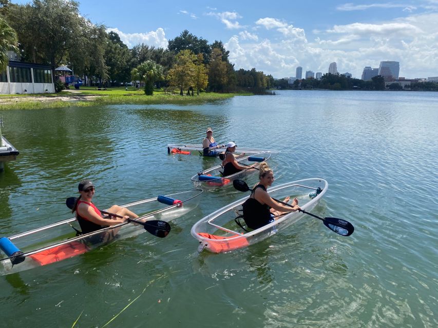 Orlando: Clear Kayak and Paddleboard 2-Hour Rental - Three Orlando lakes in one easy paddle