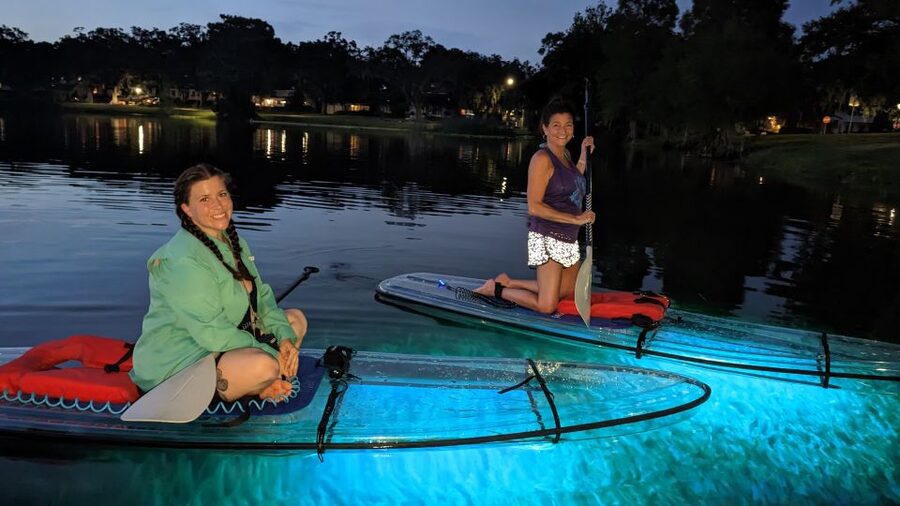 Orlando: LED Night Glow Clear Kayak or Paddleboard Tour - My call: book it if you want an easy night adventure