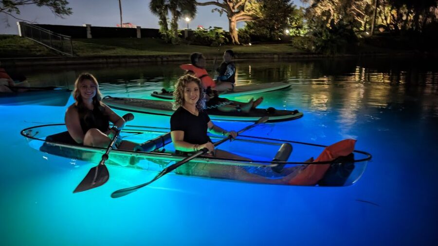 Orlando: LED Night Glow Clear Kayak or Paddleboard Tour - Why Lake Ivanhoe makes a good night paddle