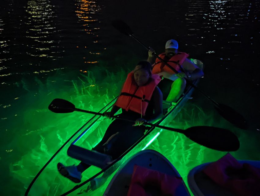 Orlando: LED Night Glow Clear Kayak or Paddleboard Tour - Picking between a clear kayak and a glowing paddleboard