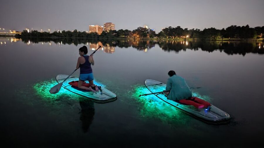Orlando: LED Night Glow Clear Kayak or Paddleboard Tour - What the two-hour route feels like