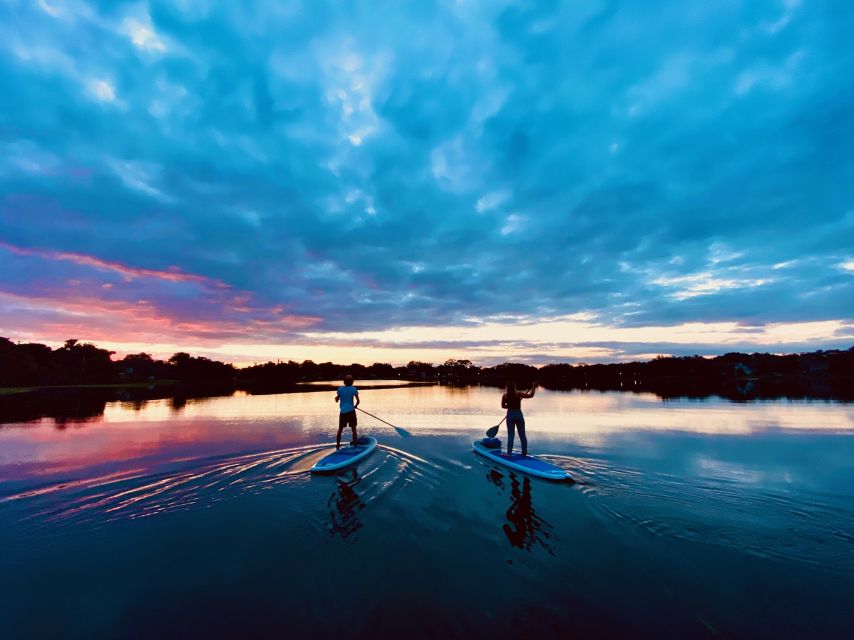 Orlando: Sunset Clear Kayak or Paddleboard in Paradise Tour - Turning the paddle into an Ivanhoe Village evening
