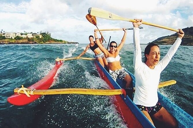Outrigger Canoe Surfing at Kalapaki Beach - Starting at Kauai Beach Boys on Kalapaki Beach