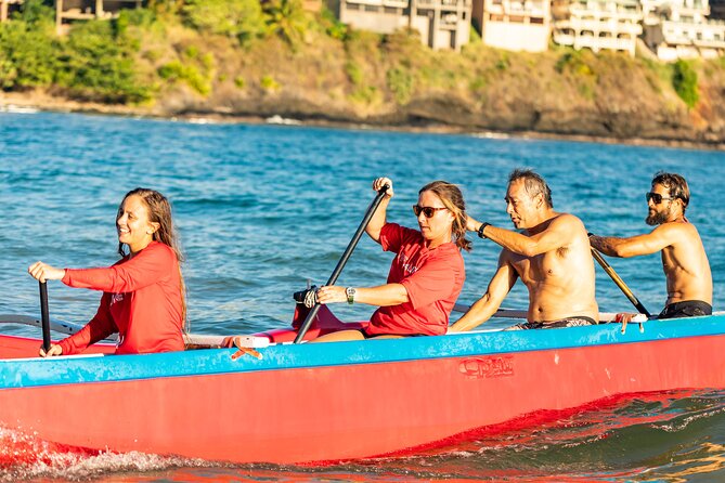 Outrigger Canoe Surfing at Kalapaki Beach - Paddling Along the Kalapaki Coast
