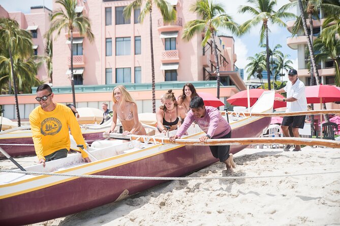 Outrigger Canoe Surfing - The moment the canoe catches a wave
