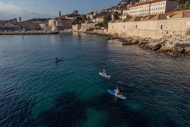 Paddle Board Into The Sunset from Lokrum Island - Paddling out from Lokrum Island