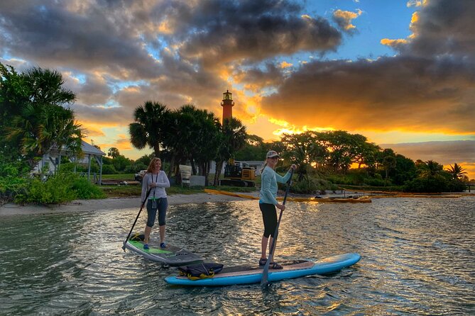 Paddle Boarding Eco Adventure Tour Jupiter Florida - Singer Island - The possible run toward the Jupiter sandbar