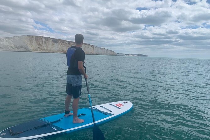 Paddle Boarding with Seven Sister View - Paddling from Seaford toward the Seven Sisters
