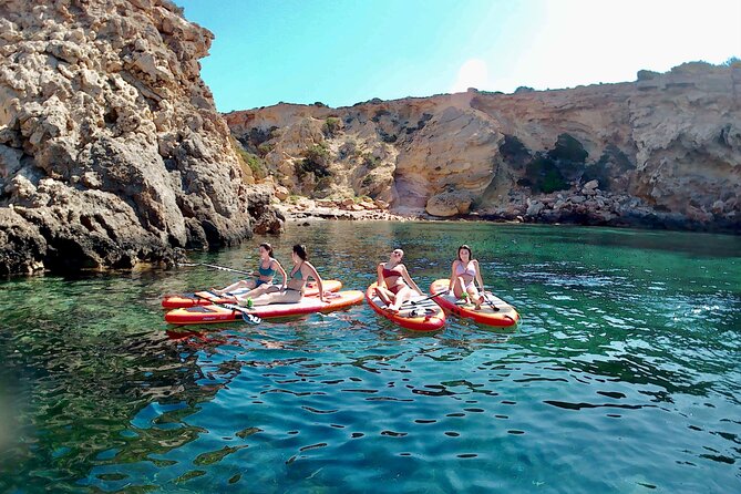 Paddle Surf and Snorkel in Ibiza - Following the coast toward caves and quiet corners