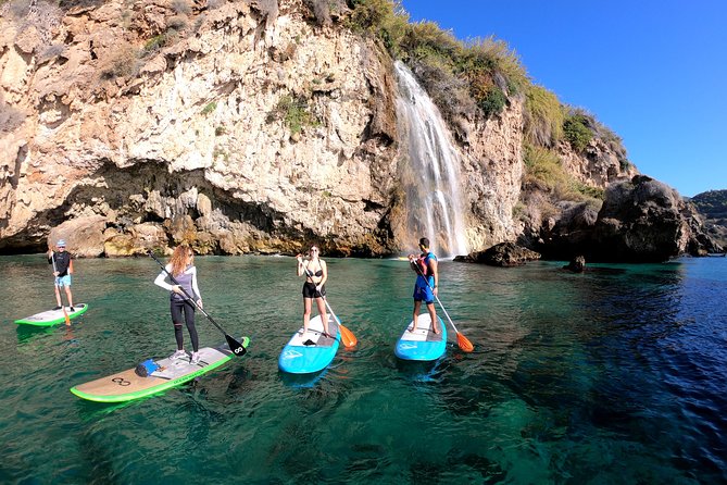 Paddle Surf Route Cliffs Nerja and Cascada de Maro + Snorkel - What the $34.76 price includes