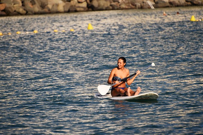 Paddle Surf SUP at Anfi Beach - A workout disguised as time at the beach